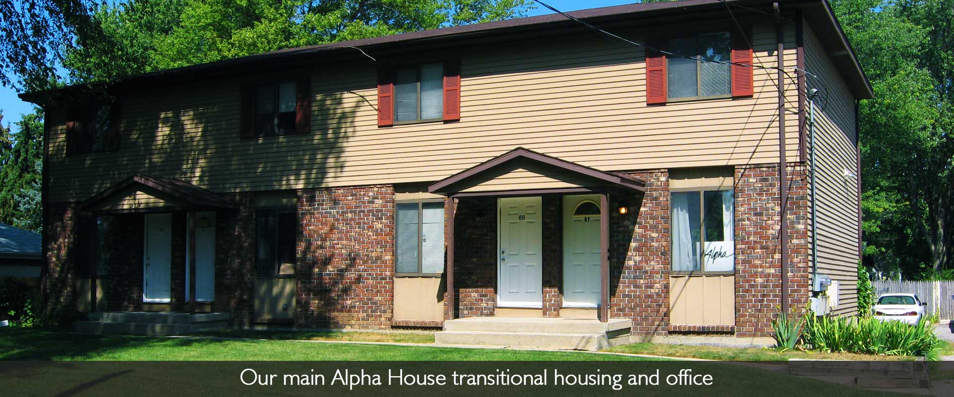 Alpha House transitional housing facility