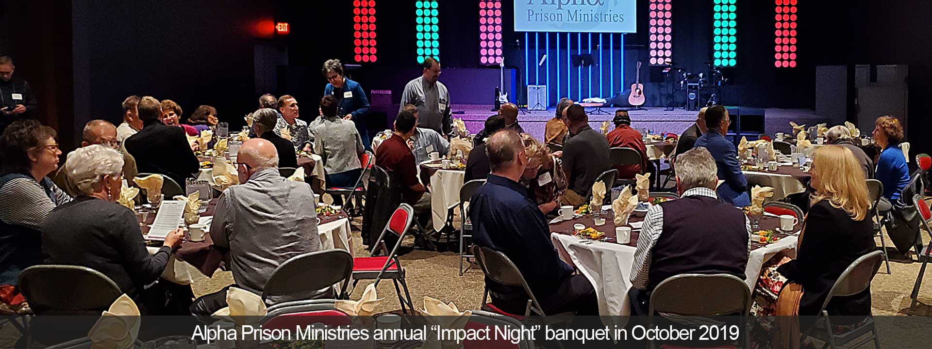 Alpha Prison Ministries annual Impact Night banquet in October 2019