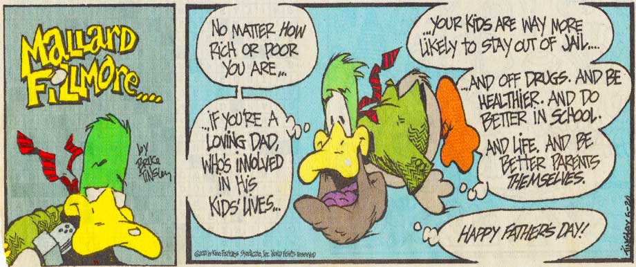 Father's Day comic with real facts